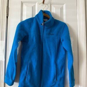 Columbia Kids Teal Fleece  Jacket, M (10/12)